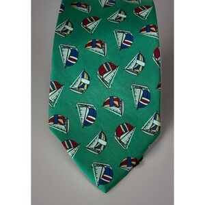 Michael Jacobs for Nordstrom Tie Mens Necktie Silk sail boats